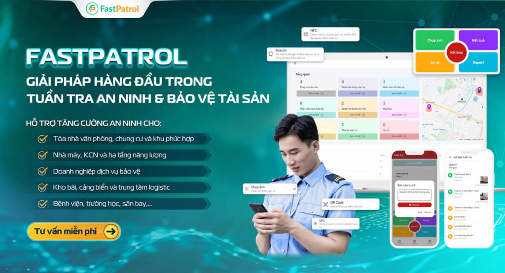Phần mềm quản lý tuần tra bảo vệ