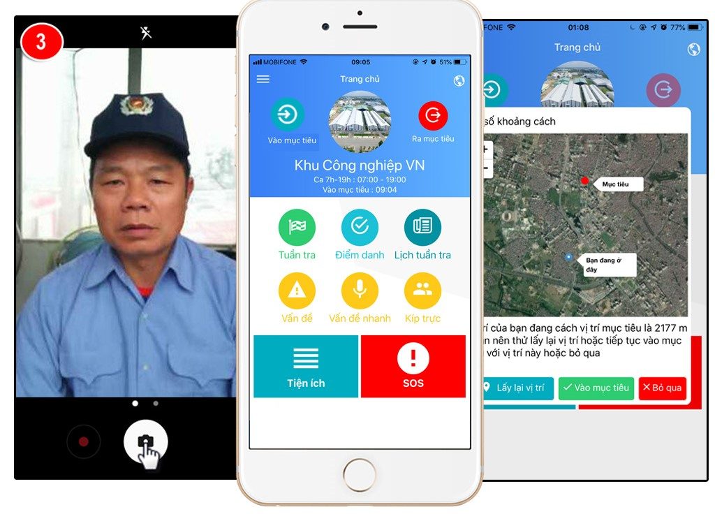 giám sát tuần tra vảo vệ