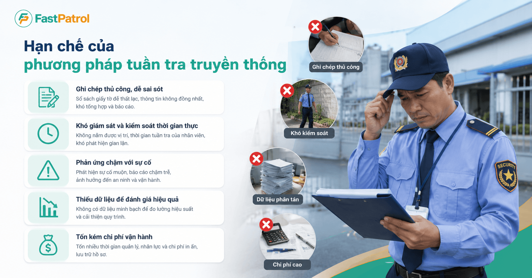 Hạn chế của phương pháp tuần tra truyền thống